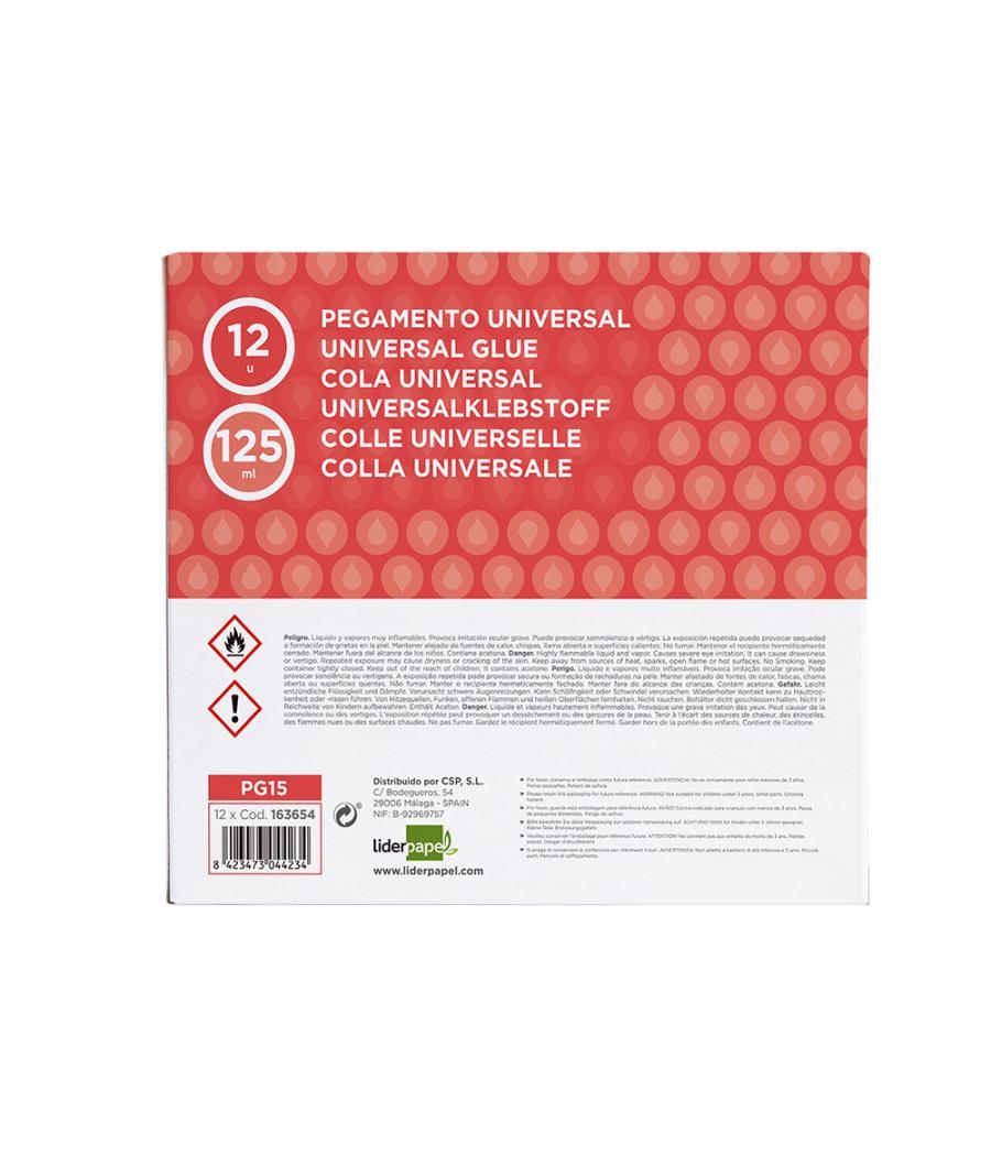 Pegamento liderpapel universal transparente 125 ml