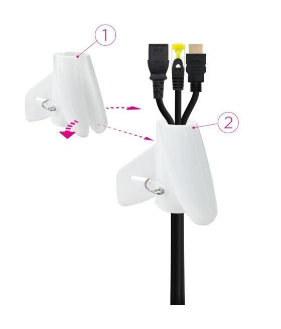 Organizador de cables en espiral nanocable 10.36.0001-w/ 1m