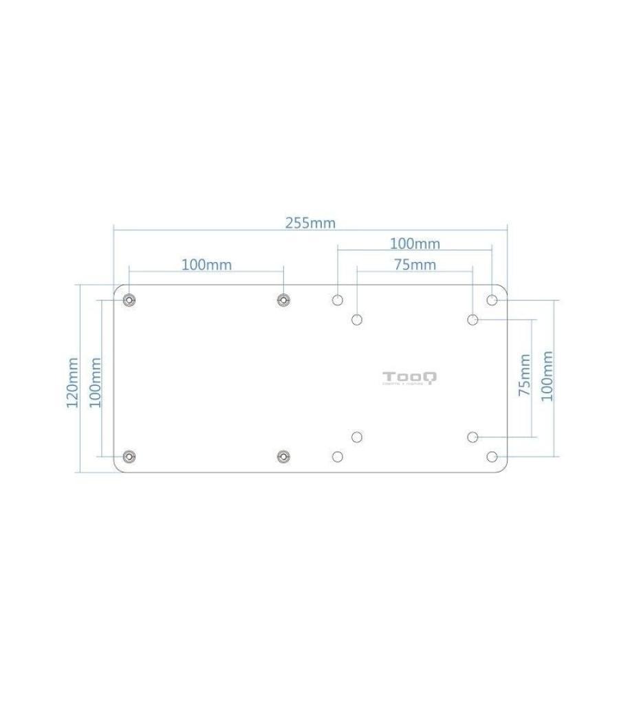 Soporte para minipc tooq tcch0007-b/ hasta 3kg