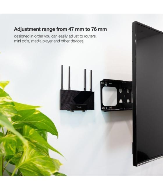 Soporte universal tooq tqmpm4776 para router, minipc/ hasta 5kg