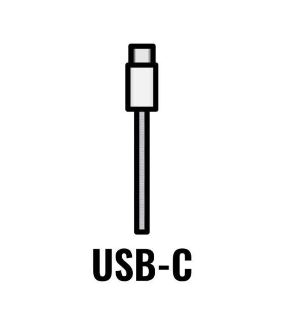 Cable de carga apple usb de conector usb tipo-c a usb tipo-c/ 1m/ trenzado