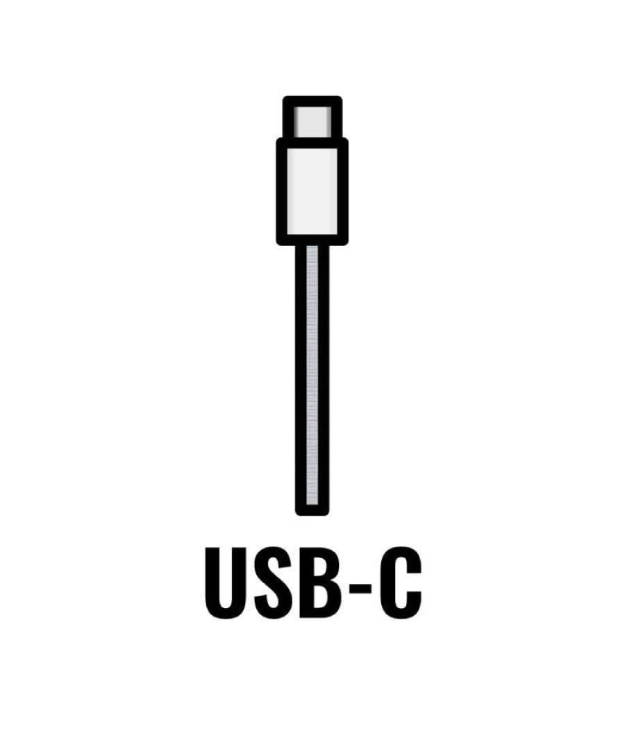 Cable de carga apple usb de conector usb tipo-c a usb tipo-c/ 1m/ trenzado
