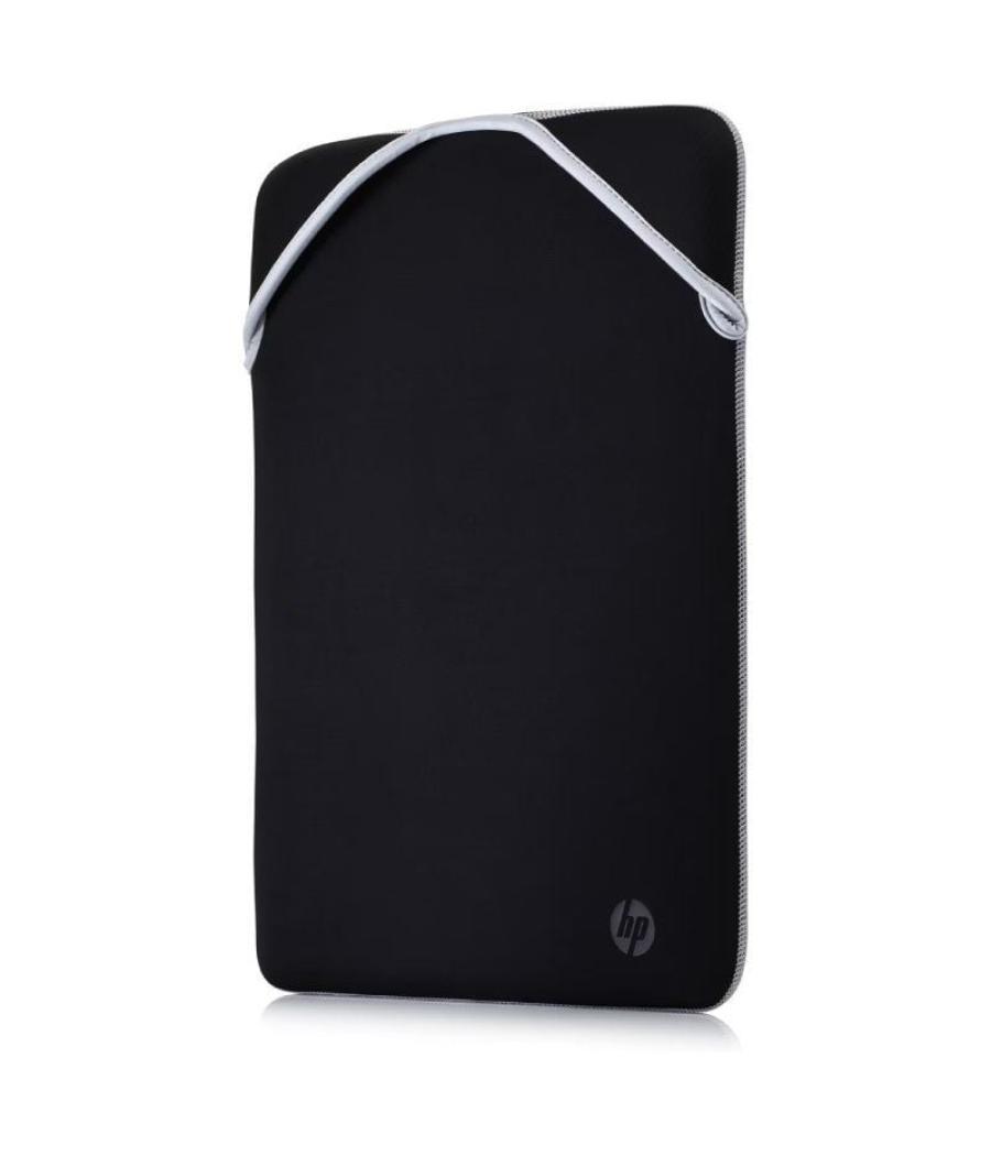 Funda hp 2f2j1aa reversible para portátiles hasta 14.1'/ negro y plata