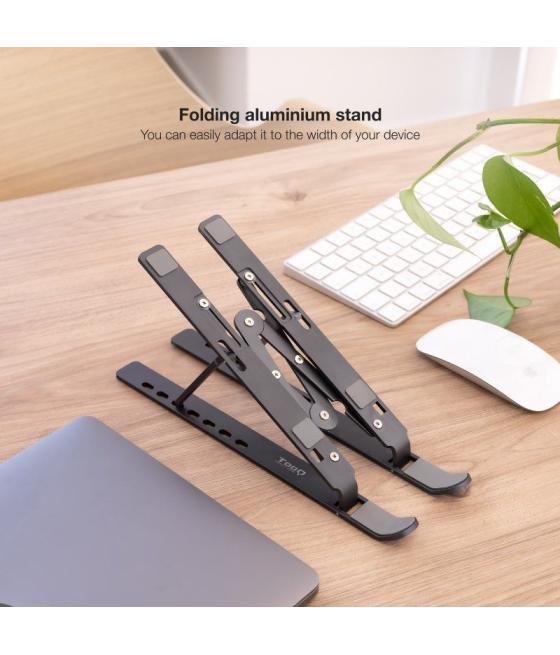 Soporte tooq tqlrs0033-al-g para portátiles hasta 15'