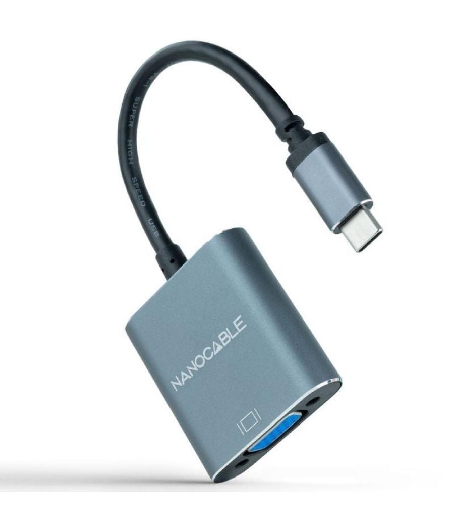 Adaptador nanocable 10.16.4101-g/ usb tipo-c macho - vga hembra