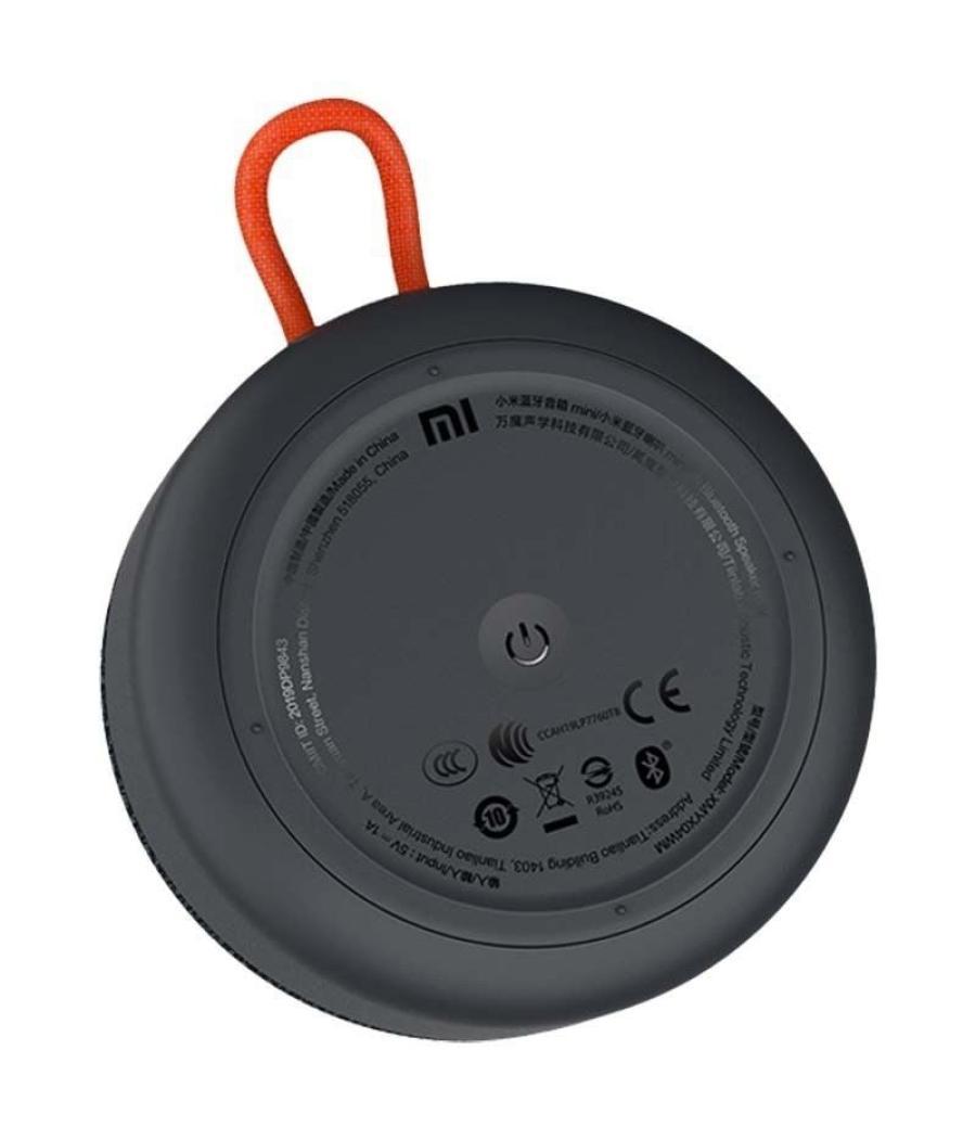 Altavoz con bluetooth xiaomi mi portable bluetooth speaker mini/ 1.0/ gris