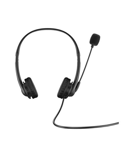 Auriculares hp g2 stereo / con micrófono/ usb/ negros