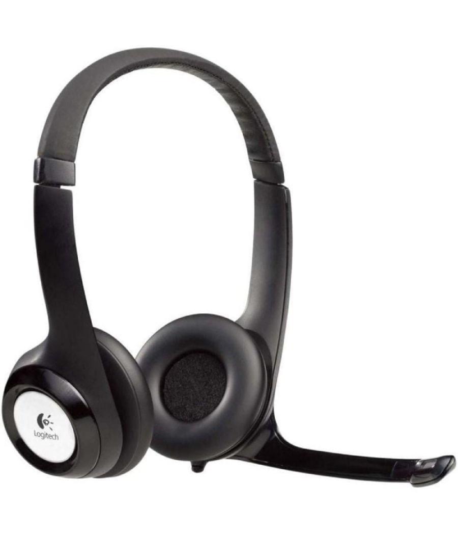 Auriculares logitech h390/ con micrófono/ usb/ negros