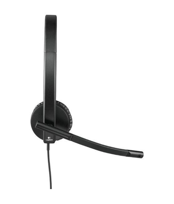 Auriculares logitech h570e/ con micrófono/ usb/ negros