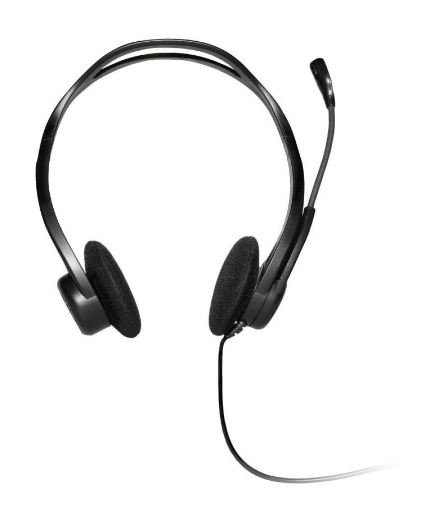 Auriculares logitech headset pc 960/ con micrófono/ usb/ negros