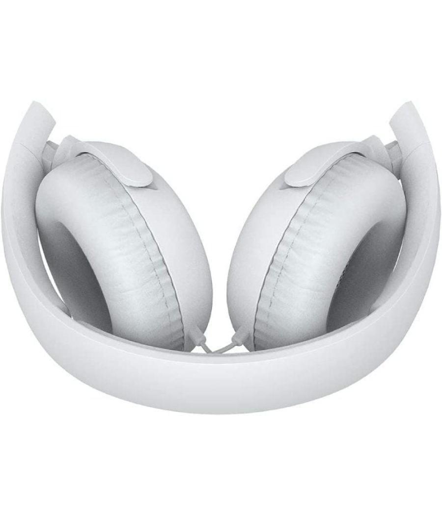 Auriculares philips tauh201/ con micrófono/ jack 3.5/ blancos