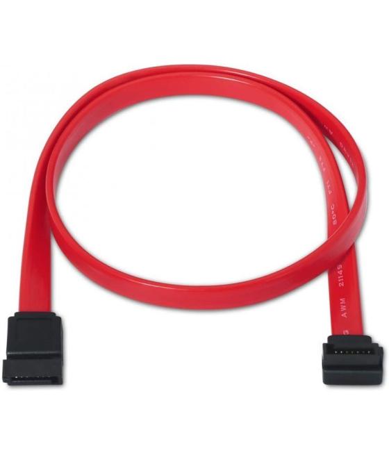 Cable sata aisens a130-0155/ sata hembra - sata hembra/ hasta 0.1w/ 768mbps/ 50cm/ rojo