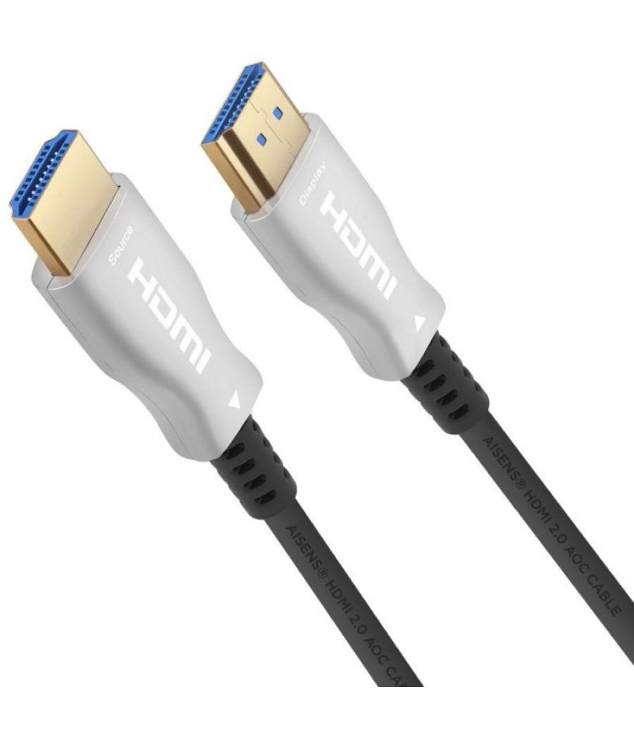 Cable hdmi 2.0 aoc 4k aisens a148-0379/ hdmi macho - hdmi macho/ 30m/ negro