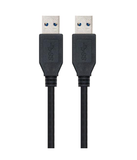 Cable usb 3.0 nanocable 10.01.1001-bk/ usb macho - usb macho/ 1m/ negro