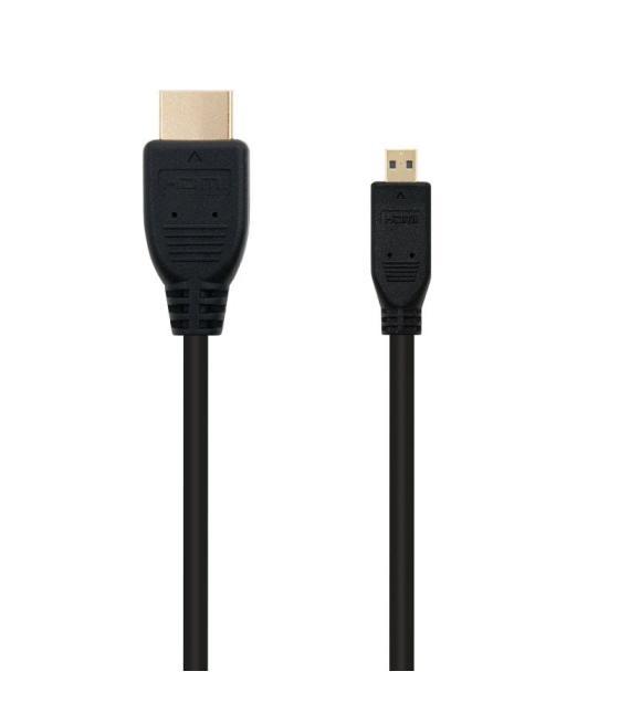 Cable micro hdmi nanocable 10.15.3502/ hdmi macho - micro hdmi macho/ 1.8m/ negro