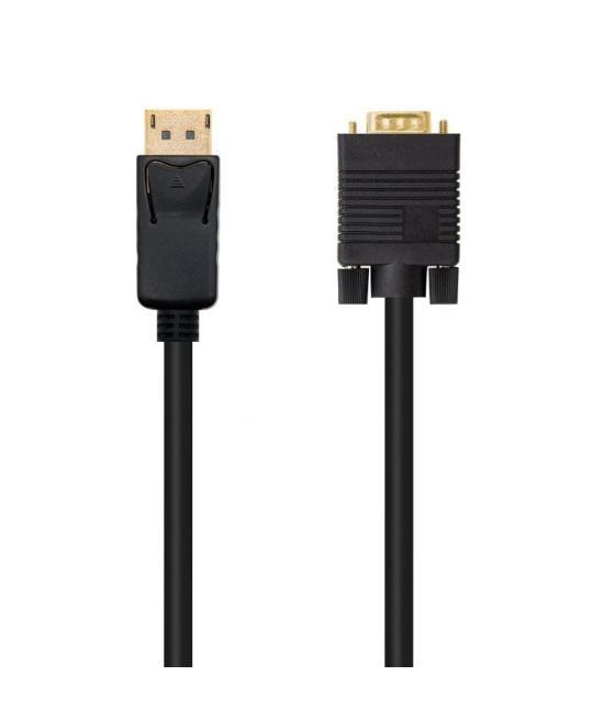 Cable conversor nanocable 10.15.4401/ displayport macho - vga macho/ 1m/ negro