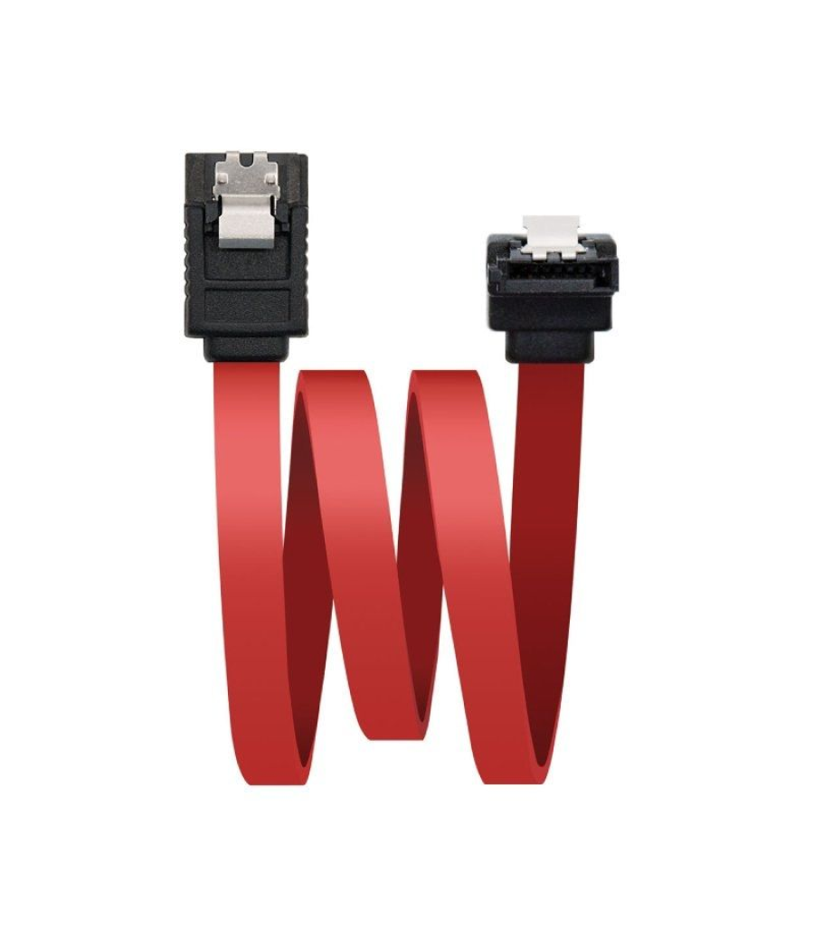 Cable sata nanocable 10.18.0301/ sata hembra - sata hembra/ 50cm/ rojo