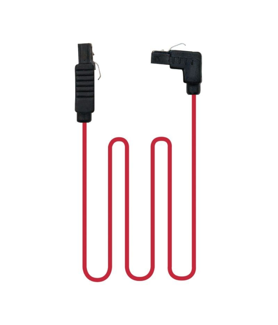 Cable sata nanocable 10.18.0301/ sata hembra - sata hembra/ 50cm/ rojo