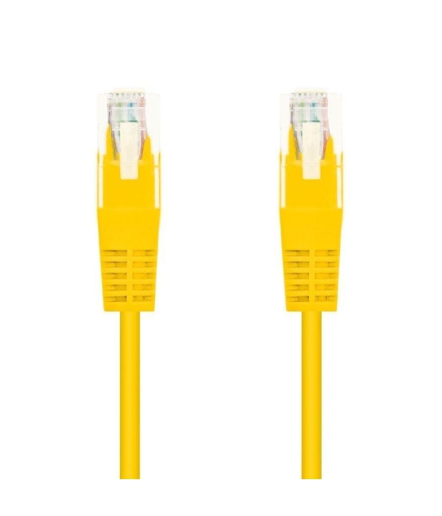 Cable de red rj45 awg24 utp nanocable 10.20.0401-y cat.6/ 1m/ amarillo