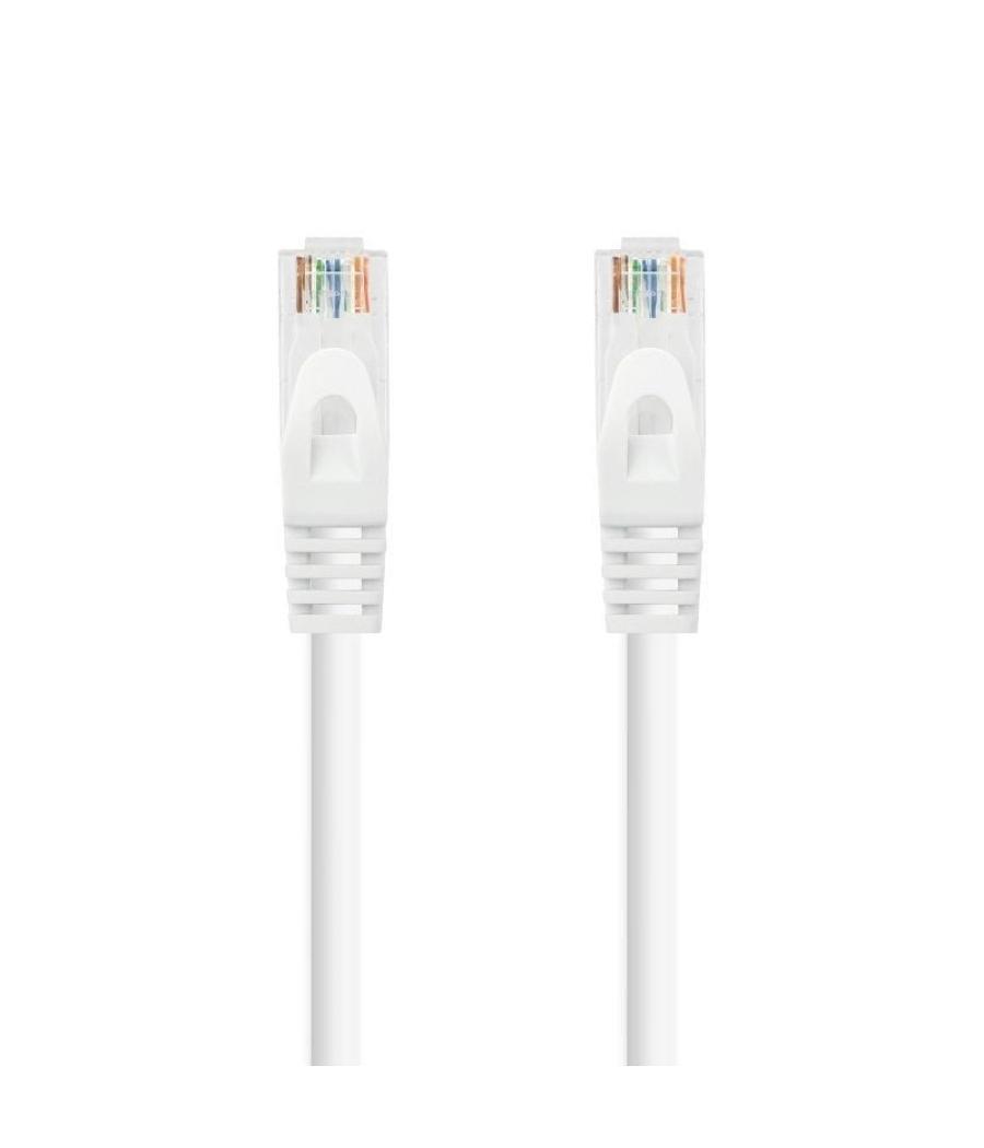 Cable de red rj45 utp nanocable 10.20.1802-w cat.6a/ 2m/ blanco