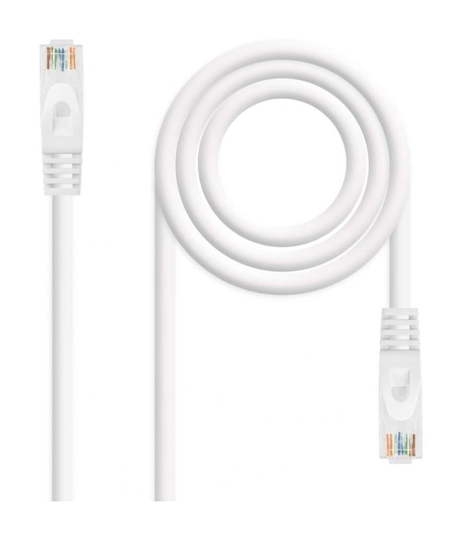 Cable de red rj45 utp nanocable 10.20.1802-w cat.6a/ 2m/ blanco