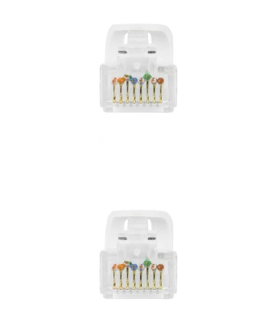 Cable de red rj45 utp nanocable 10.20.1802-w cat.6a/ 2m/ blanco