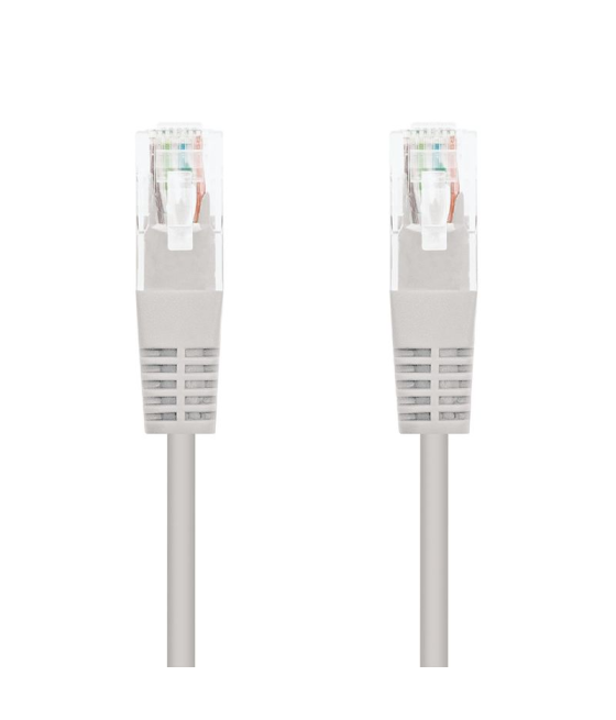 Cable de red rj45 utp nanocable 10.20.0115 cat.5/ 15m/ gris