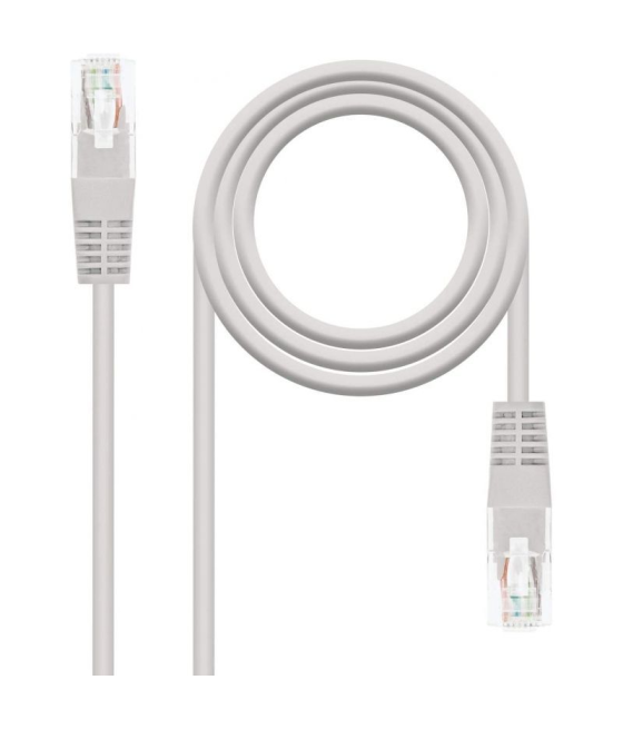 Cable de red rj45 utp nanocable 10.20.0115 cat.5/ 15m/ gris