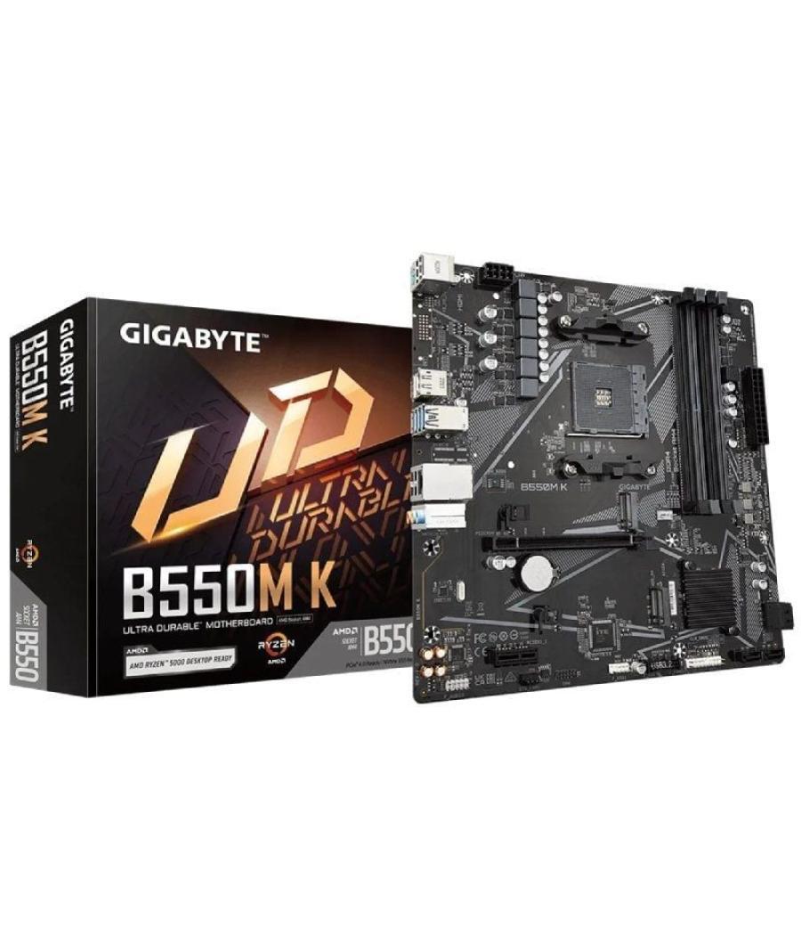 Placa base gigabyte b550m k socket am4/ micro atx