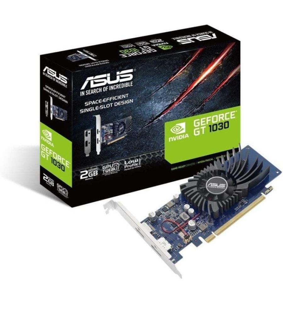 Tarjeta gráfica asus geforce gt 1030/ 2gb gddr5/ compatible con perfil bajo