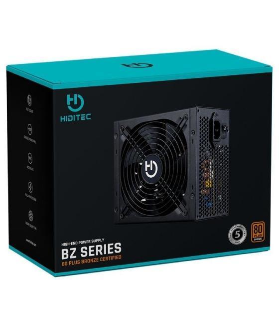 Fuente de alimentación hiditec rl550/ 550w/ ventilador 14cm/ 80 plus bronze