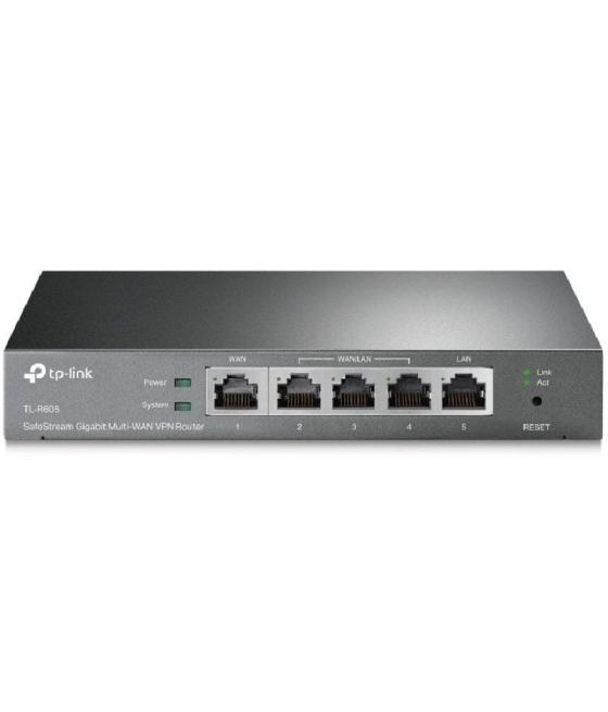 Router vpn safestream gigabit tp-link tl-r605/ 5 puertos multi-wan