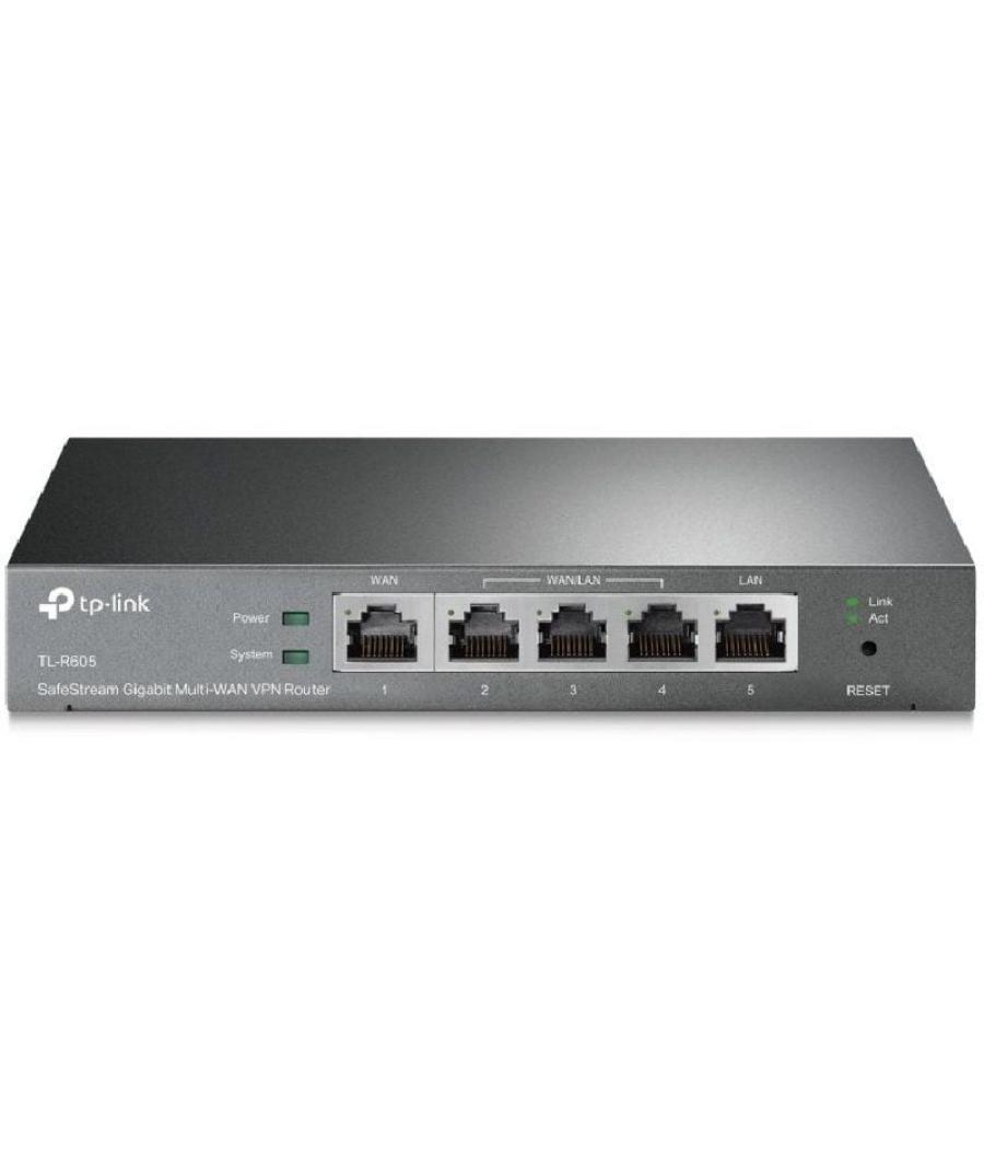 Router vpn safestream gigabit tp-link tl-r605/ 5 puertos multi-wan