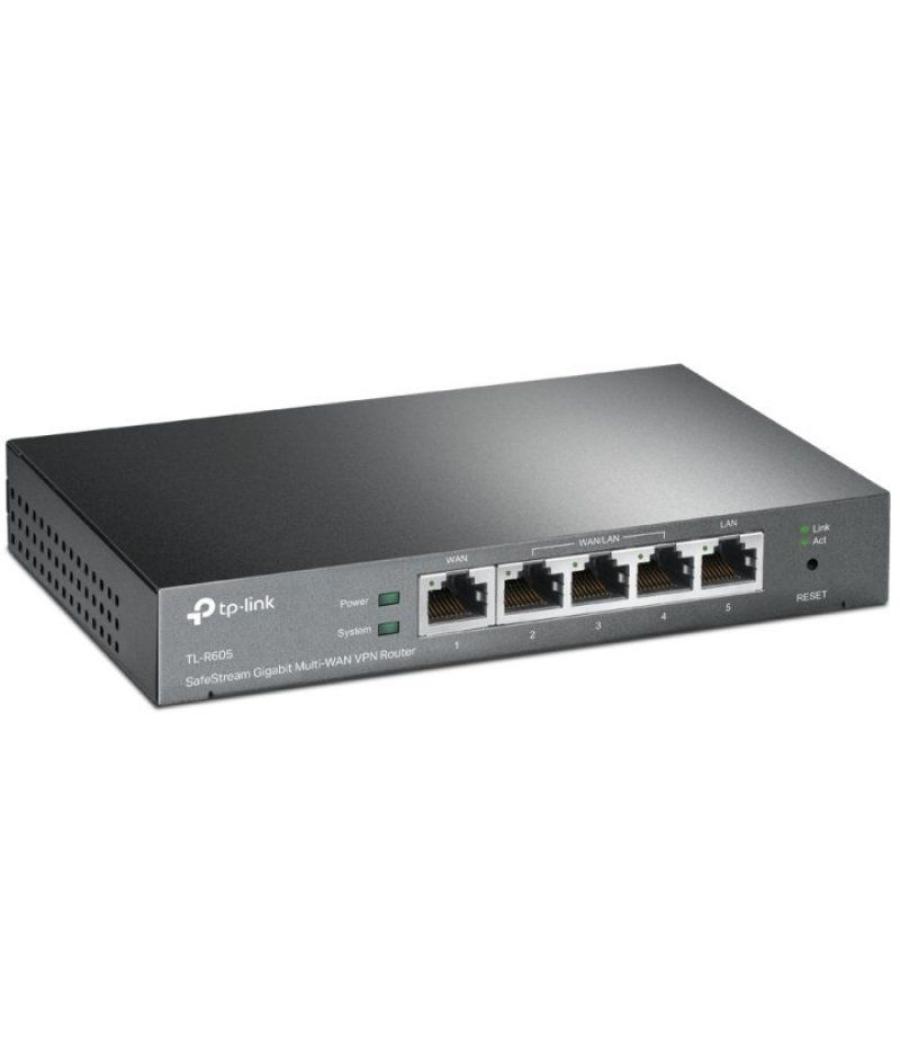 Router vpn safestream gigabit tp-link tl-r605/ 5 puertos multi-wan