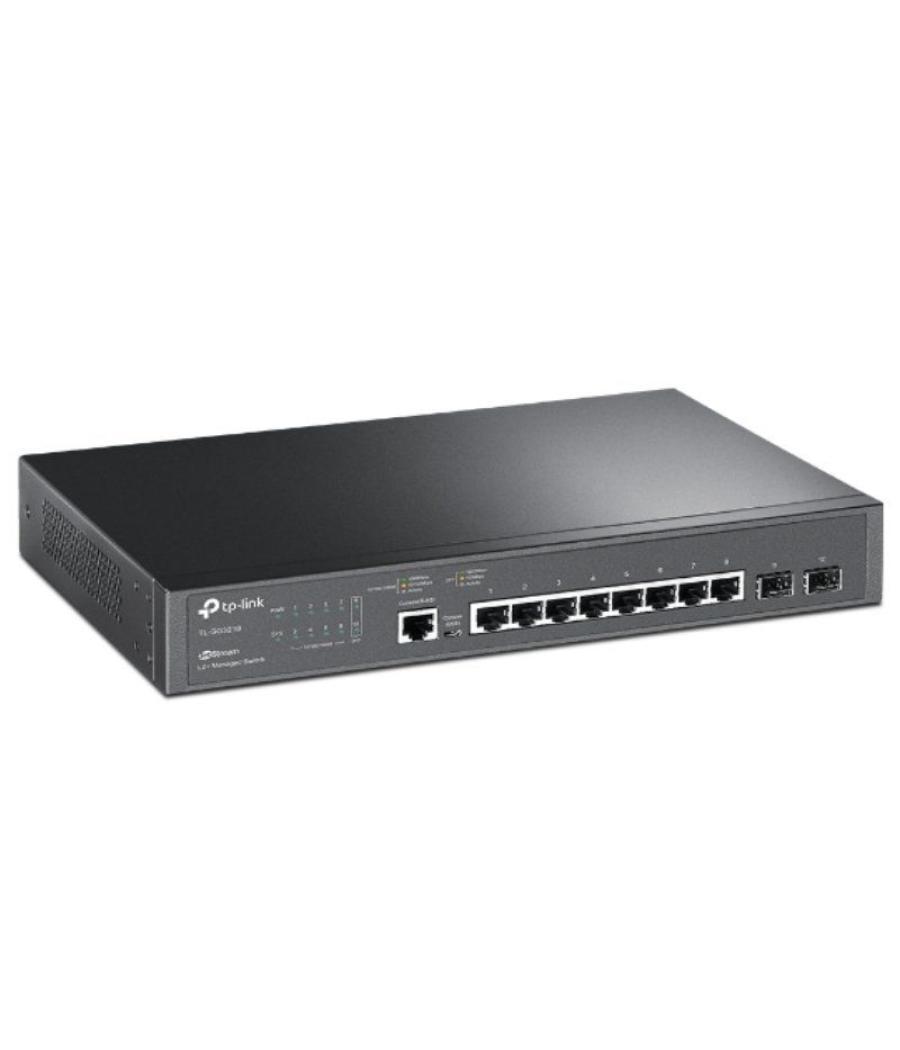 Switch gestionable tp-link tl-sg3210 v3 10 puertos/ rj-45 10/100/1000/ sfp