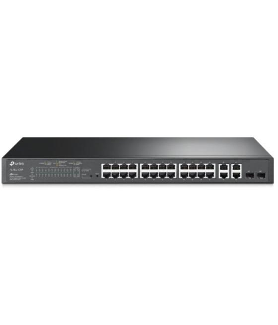Switch tp-link tl-sl2428p 28 puertos/ rj-45 10/100 poe/ sfp