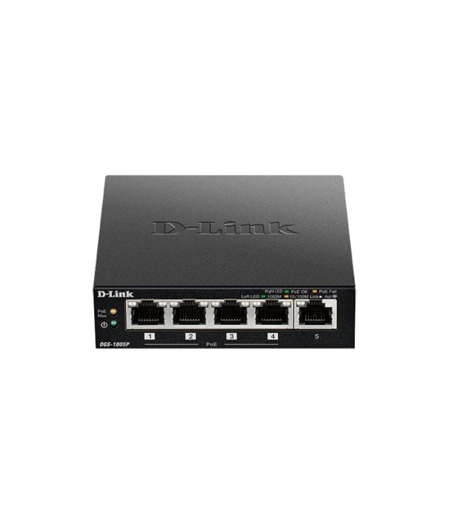 Switch d-link dgs-1005p 5 puertos/ rj-45 10/100/1000 poe