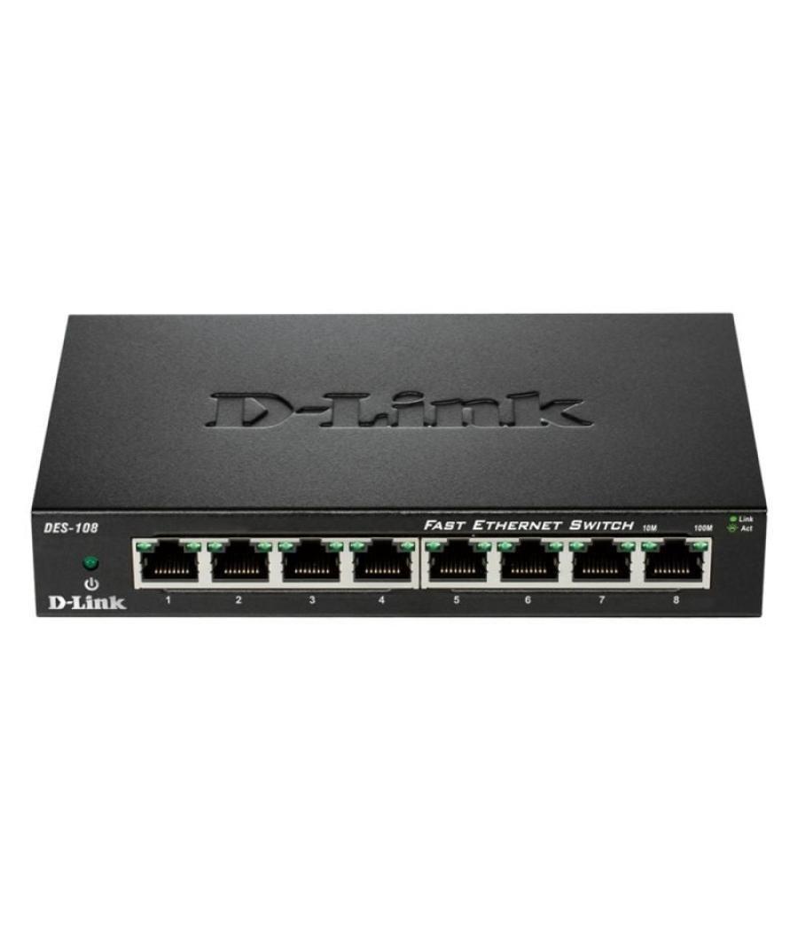 Switch d-link des-108 8 puertos/ rj-45 10/100