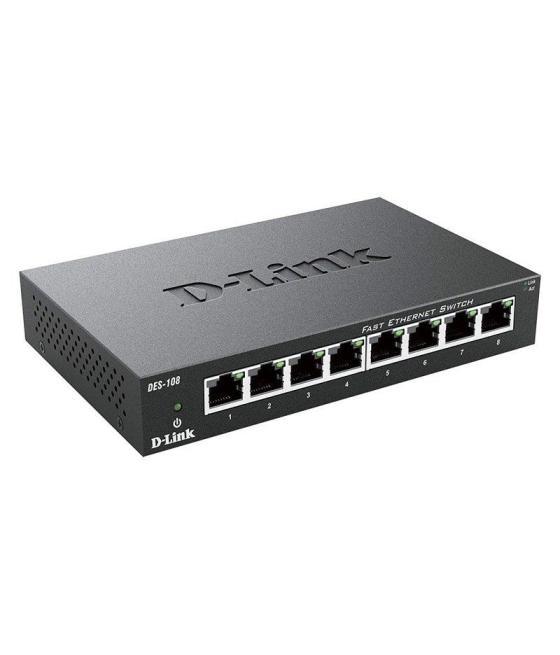 Switch d-link des-108 8 puertos/ rj-45 10/100