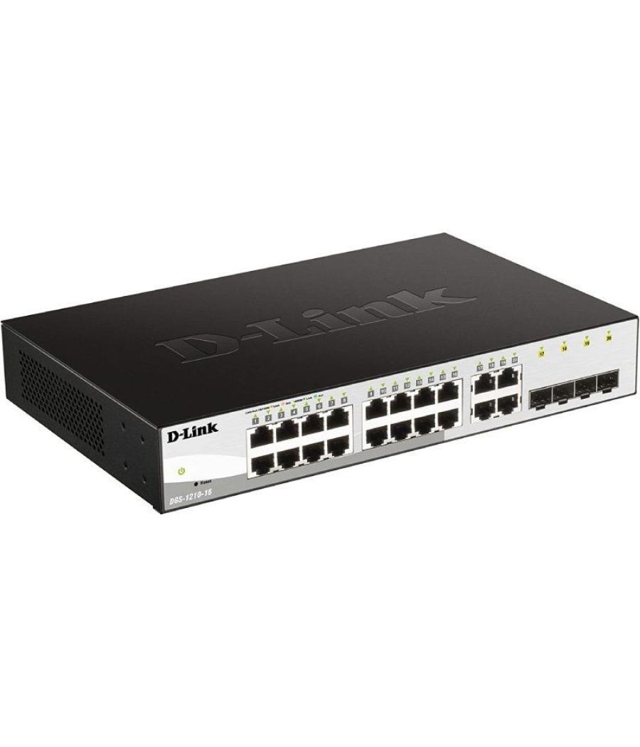 Switch gestionado d-link dgs-1210-16 16 puertos/ gigabit 10/100/1000/ sfp