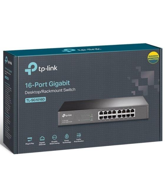 Switch tp-link tl-sg1016d 16 puertos/ rj-45 10/100/1000