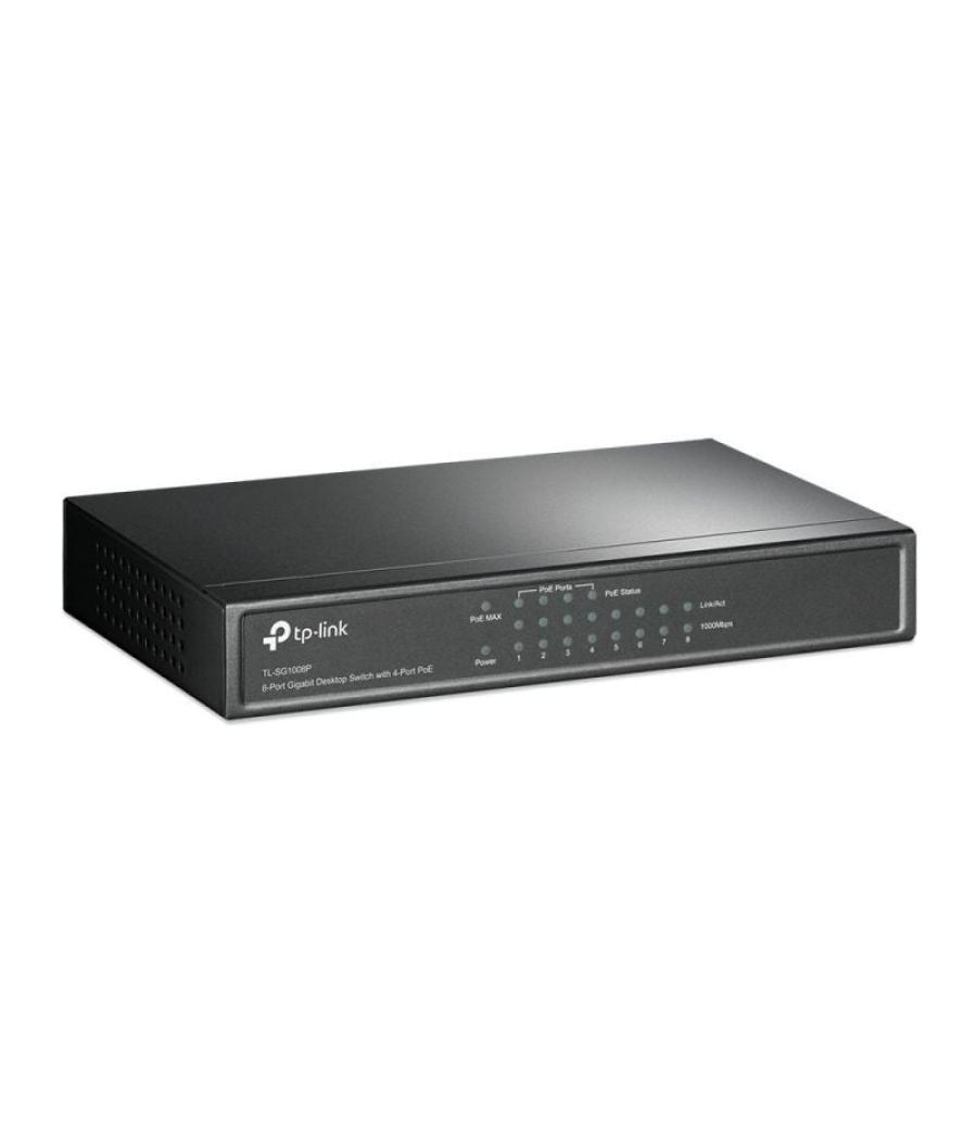 Switch tp-link tl-sg1008p 8 puertos/ rj-45 10/100/1000 poe