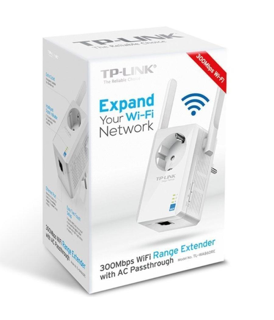 Repetidor inalámbrico tp-link tl-wa860re 300mbps/ 2 antenas