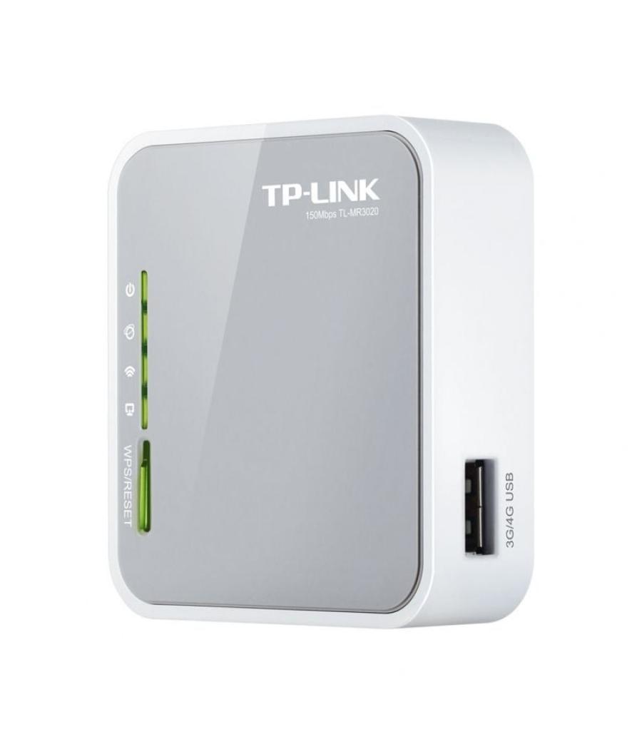 Router inalámbrico 3g tp-link tl-mr3020 150mbps/ 2.4ghz/ 1 antena/ wifi 802.11n/g/b