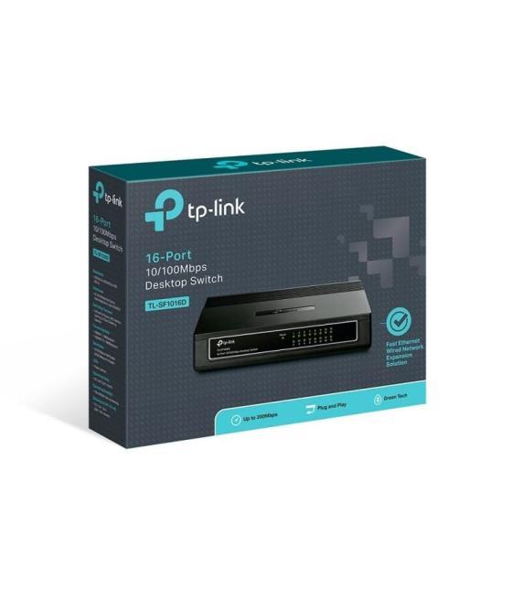 Switch tp-link 16p 16 puertos/ rj-45 10/100