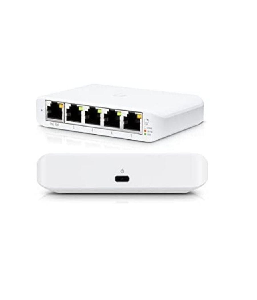 Switch gestionado ubiquiti usw-flex mini 5 puertos/ rj45 10/100/1000 poe