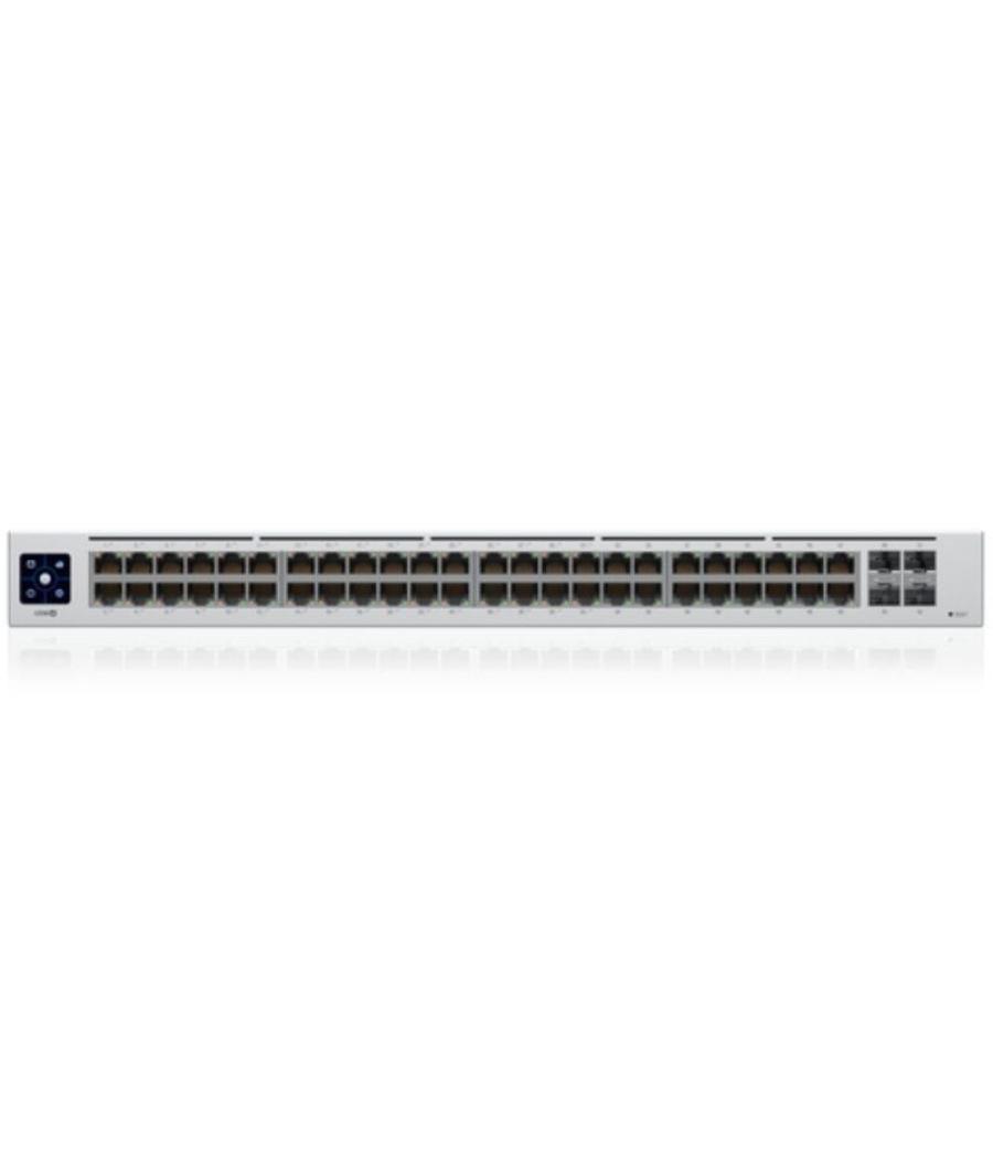 Switch ubiquiti usw-48-poe/ 48 puertos/ rj45 10/100/1000 poe/ sfp