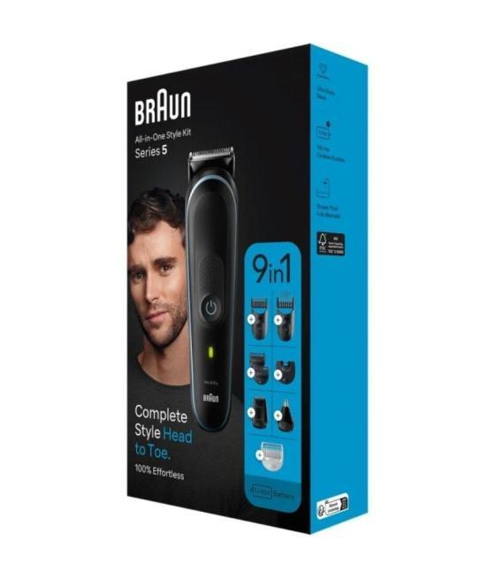 Recortadora 9 en 1 braun series 5 mgk 5411/ con batería/ 7 accesorios