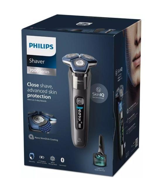 Afeitadora philips shaver series 7000 s7887/55/ con batería/ 4 accesorios