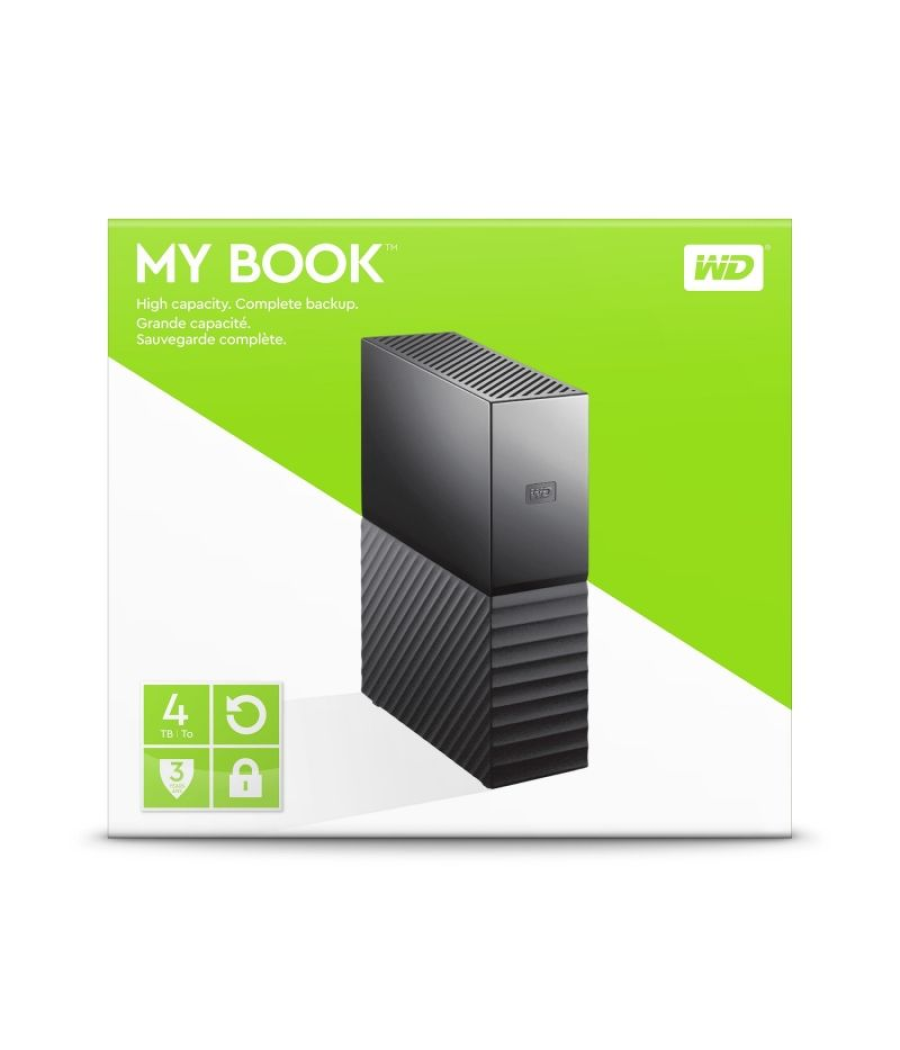 Disco externo western digital my book v3 4tb/ 3.5'/ usb 3.0